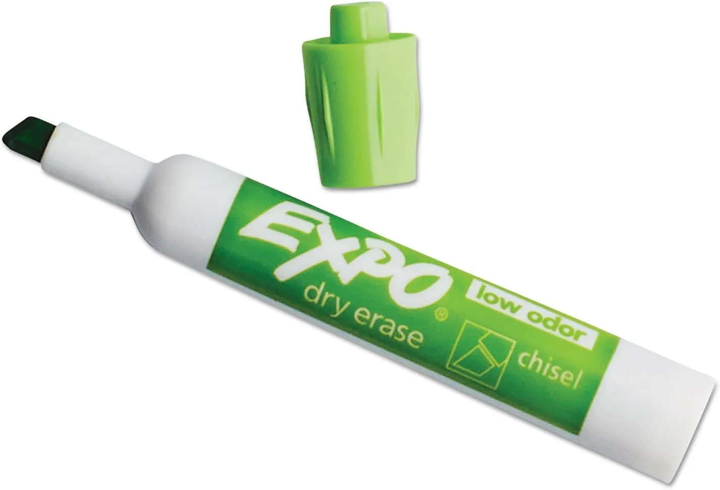 EXPO Low-Odor Dry-Erase Markers, Chisel Tip, Assorted Pastel - Pack of 4
