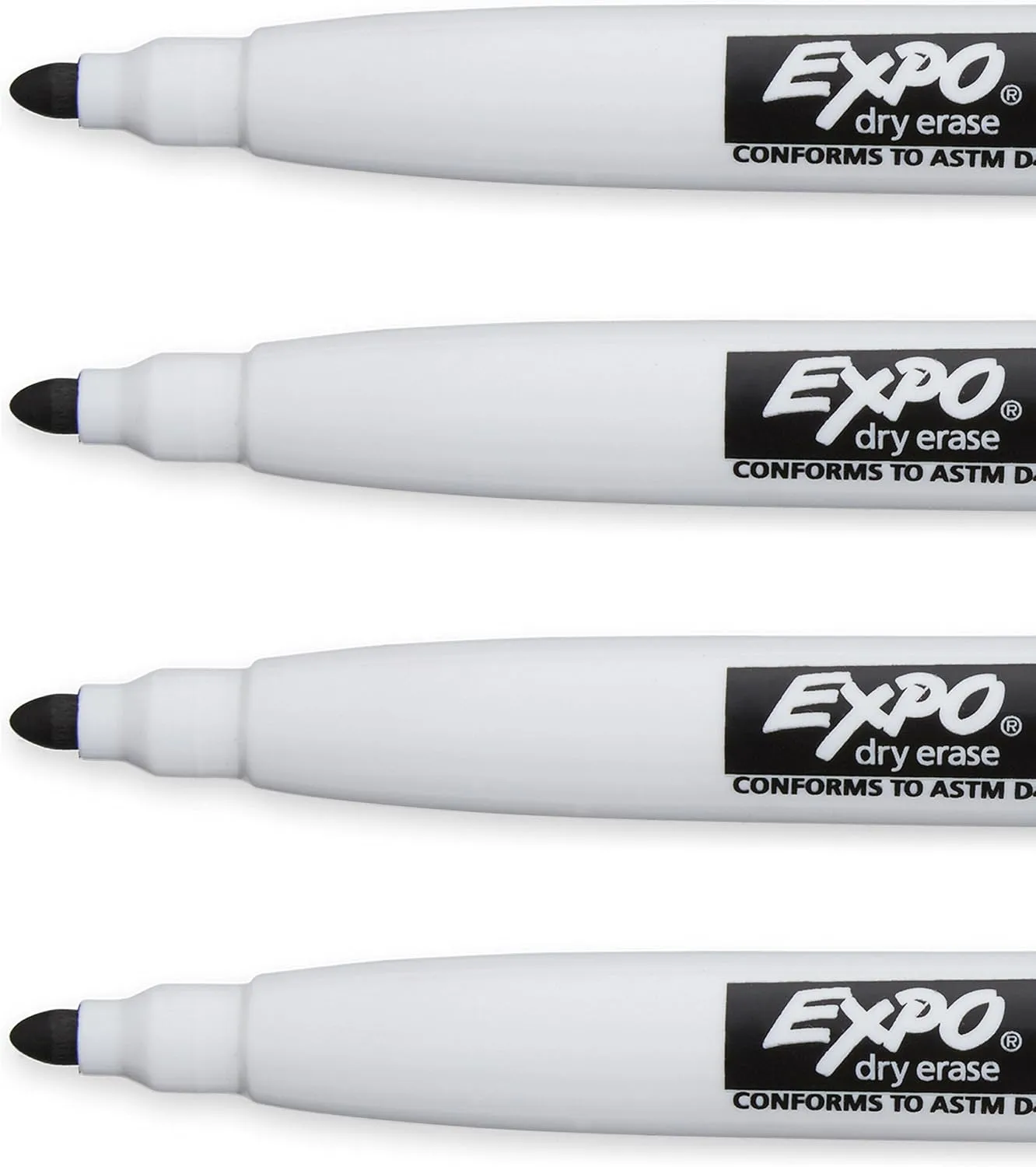 EXPO Magnetic Dry Erase Markers with Eraser, Fine Tip