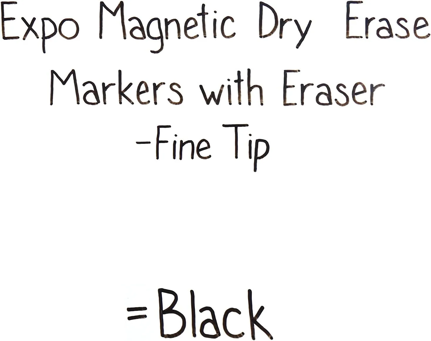EXPO Magnetic Dry Erase Markers with Eraser, Fine Tip