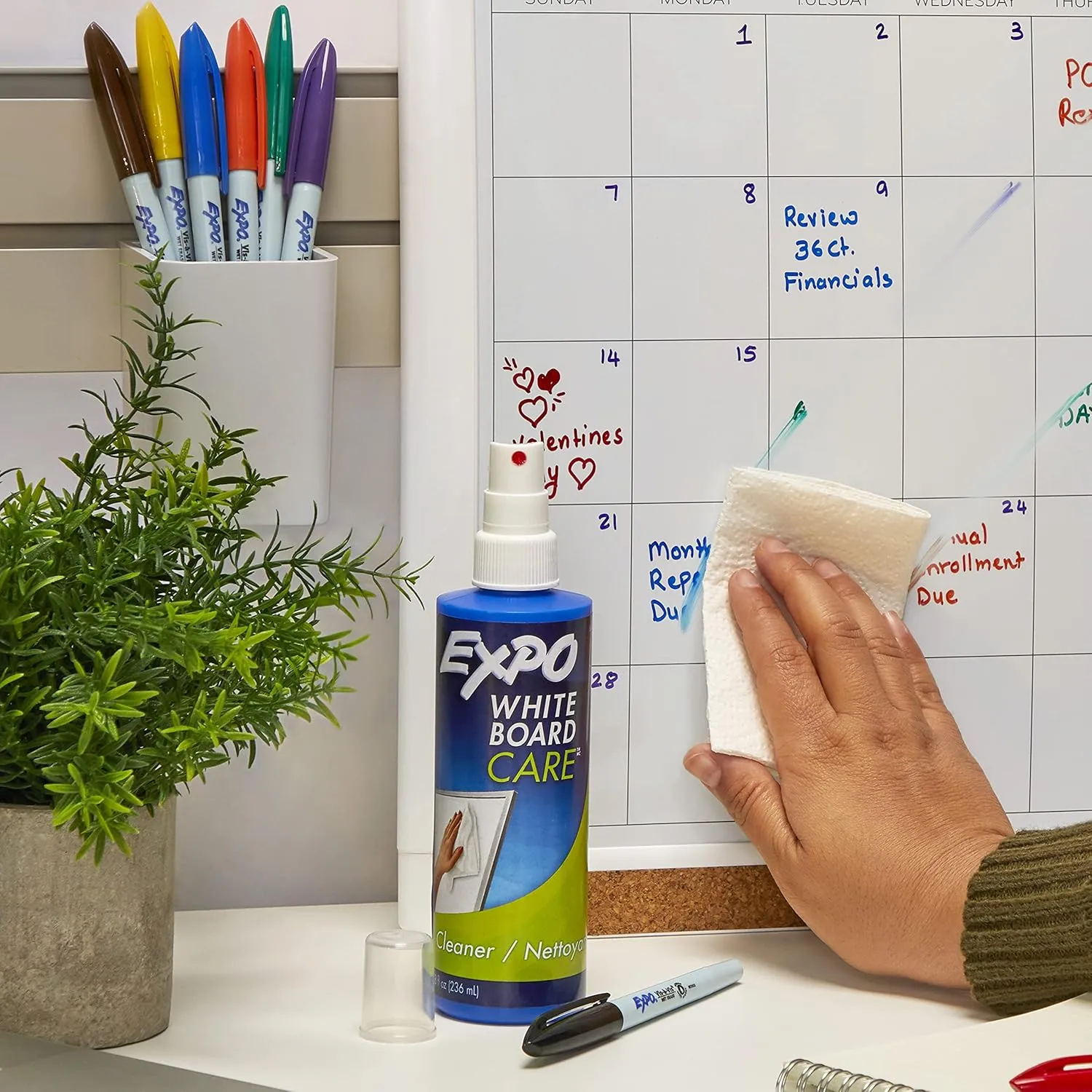 EXPO Dry Erase Whiteboard Cleaning Spray 8 oz. Standard Less than 10 ounces