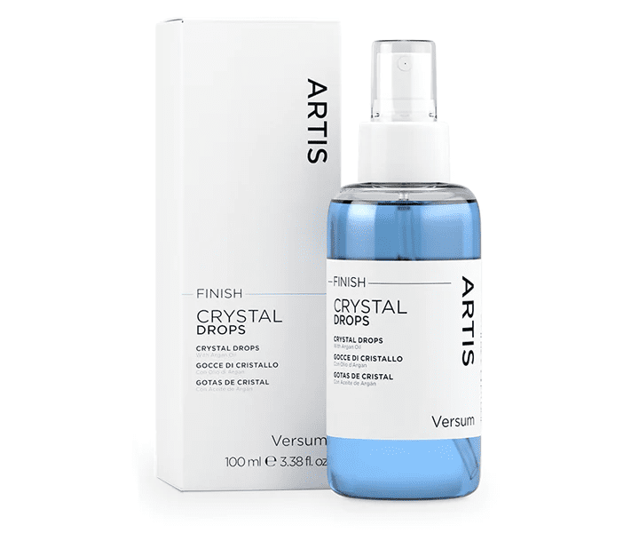 Finish Crystal Drops Versum for instant shine and frizz control on all hair types