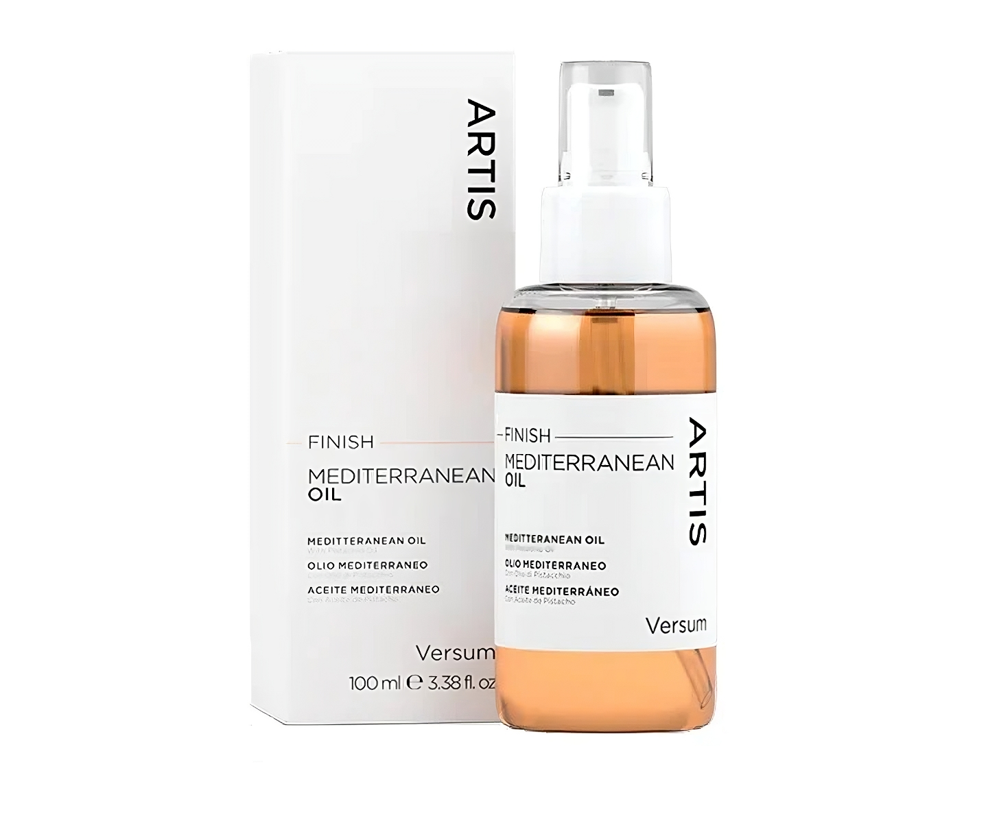 Finish Mediterranean Oil Versum for shine, softness, and frizz control