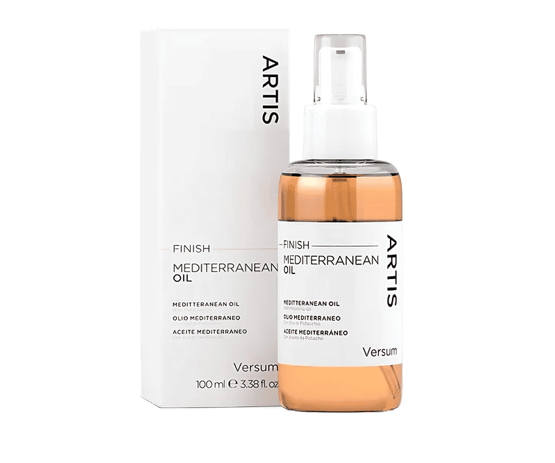 Finish Mediterranean Oil Versum for shine, softness, and frizz control