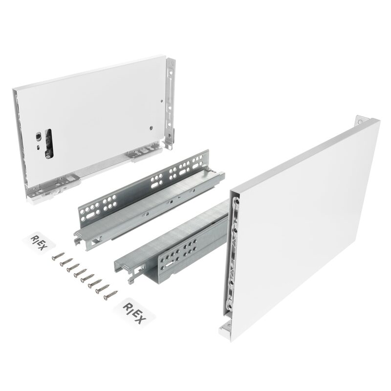 RIEX Slim Drawer Box WHITE
