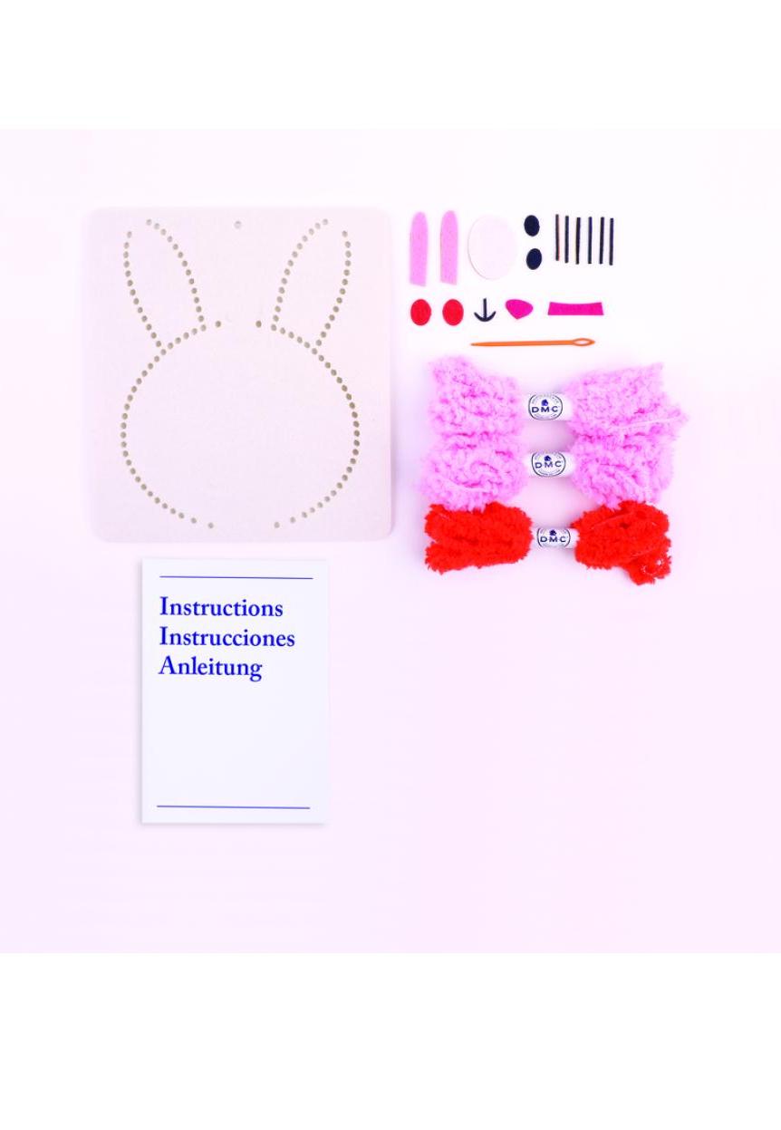 DMC Kids' Kit - Kit Feltro ROMAIN IL CONIGLIO (F002K) DMC Kids' Kit - Kit Feltro ROMAIN IL CONIGLIO (F002K)