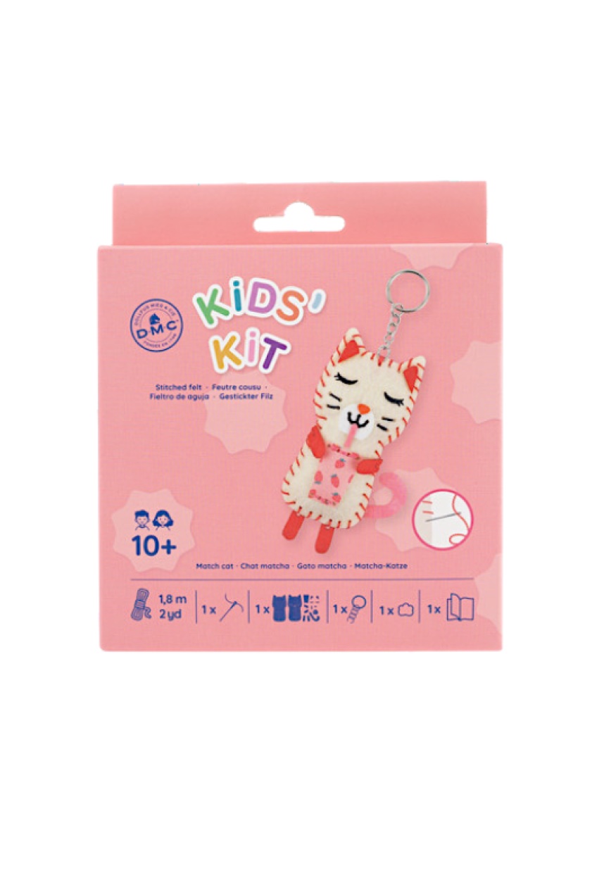 DMC Kids' Kit - Kit Feltro GATTO MATCHA (F006K) DMC Kids' Kit - Kit Feltro GATTO MATCHA (F006K)