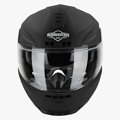 STEELBIRD SBH-40 ISS GLOSSY BLACK C/V 600 MM