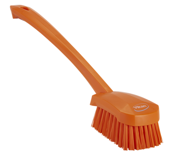 Vikan 15-3/4" Long Handle Stiff Washing Brush Vikan 15-3/4" Long Handle Stiff Washing Brush