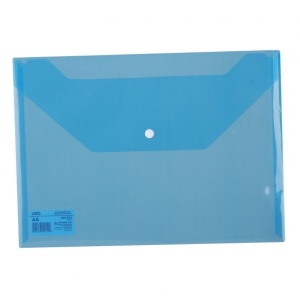 DELI F10432 AURORA MY CLEAR BAG A4 BLUE