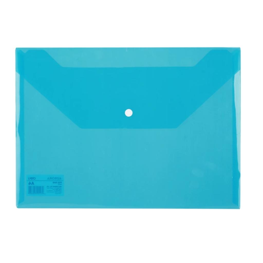 DELI F10472 AURORA MY CLEAR BAG A4 AQUA