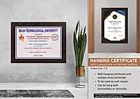 Hanging Certificate with Landscape & Portrait Modes | A4 size insert