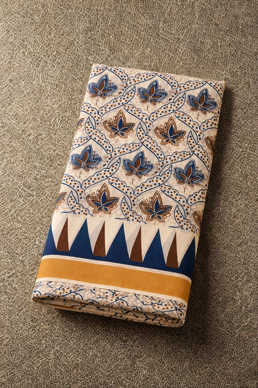 Kerala Printing Blue floral