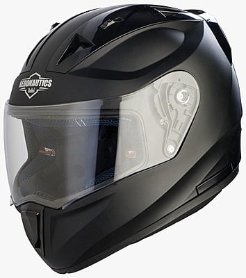 STEELBIRD SA-1 AERONAUTICS MATT MIDNIGHT BLACK C/V (L)