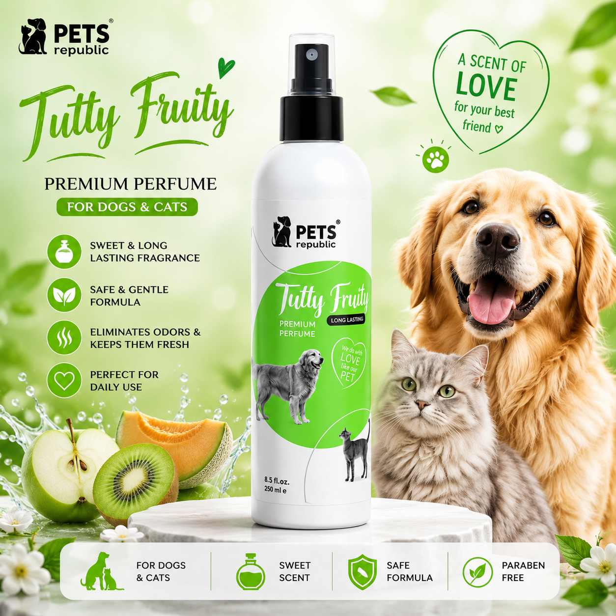 Pets Republic Perfumes 250ml