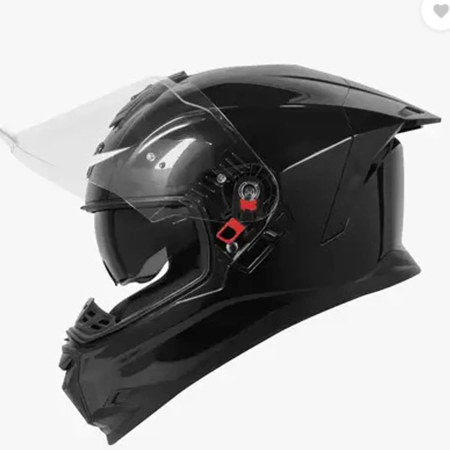 STEELBIRD SBH-57 ISS FIGHTER GLOSSY BLACK C/V 600 WITH EXTRA SMOKE VISOR STEELBIRD SBH-57 ISS FIGHTER GLOSSY BLACK C/V 600 WITH EXTRA SMOKE VISOR