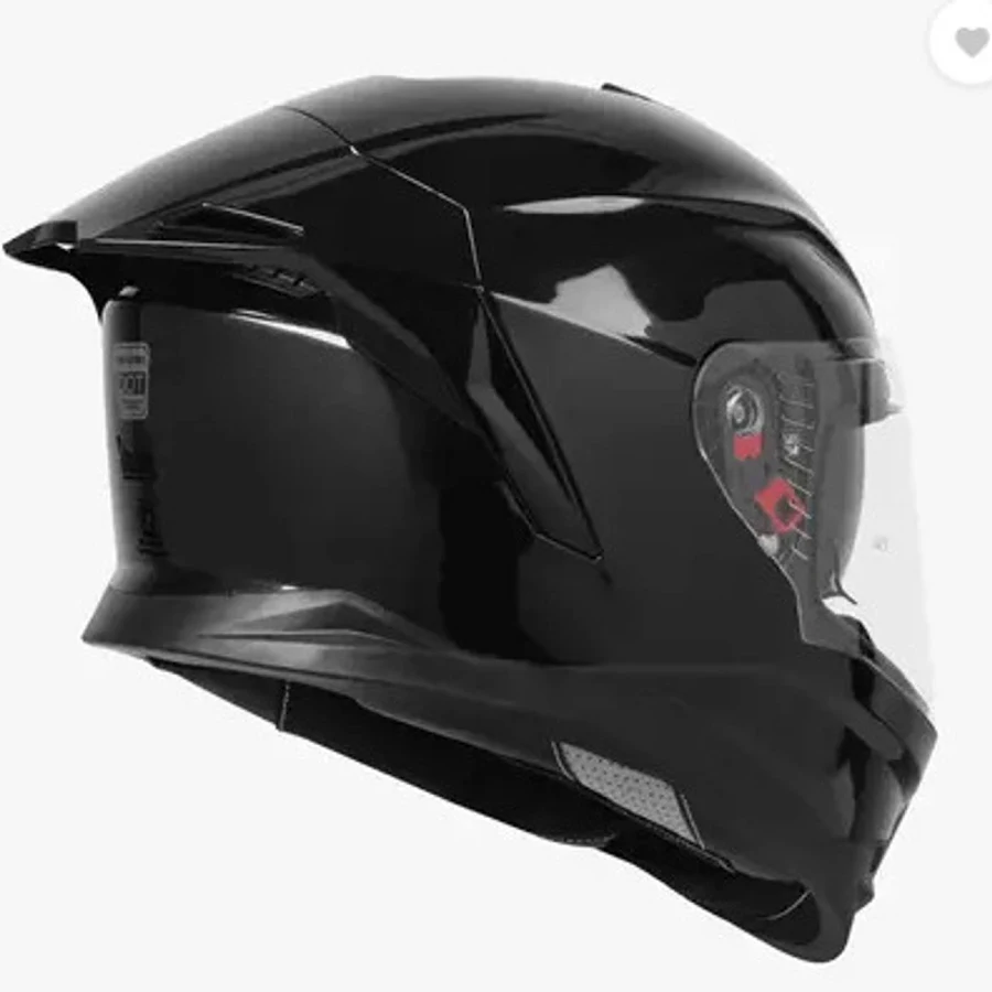 STEELBIRD SBH-57 ISS FIGHTER GLOSSY BLACK C/V 600 WITH EXTRA SMOKE VISOR STEELBIRD SBH-57 ISS FIGHTER GLOSSY BLACK C/V 600 WITH EXTRA SMOKE VISOR