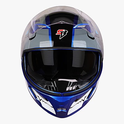 STEELBIRD SBA-21 ISS BORN READY MATT Y.BLUE C/V (L) (LONG CHEEKPAD)