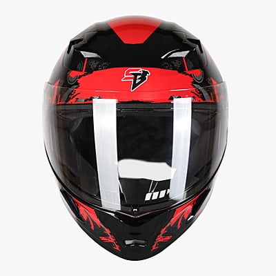 STEELBIRD SBA-21 COMBAT MATT BLACK/RED C/V (M)