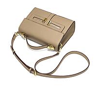 COCIO  CLASSIC KELLY STYLE BAG ELEPHANT GRAY