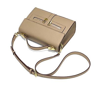 COCIO  CLASSIC KELLY STYLE BAG ELEPHANT GRAY