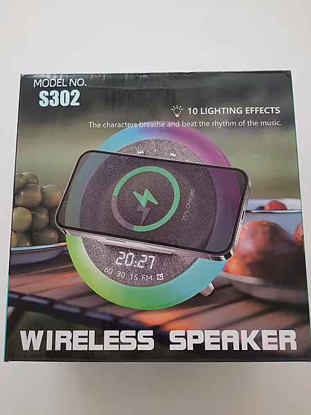 Haut Parleur Chargeur Avec Horloge Bluetooth Sans Fil A912