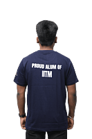 Round Neck T Shirt Navy Blue