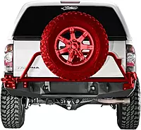 Fab Fours 05-15 TACOMA REAR BASE BUMPER, Black (TT05-Y1351-1)