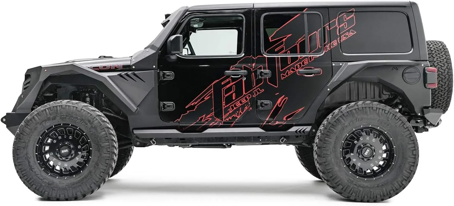 Fab Fours 18-C Wrangler Jl Fully Assembled or Wrap Around Front Fender System