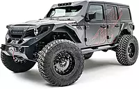 Fab Fours 18-C Wrangler Jl Fully Assembled or Wrap Around Front Fender System