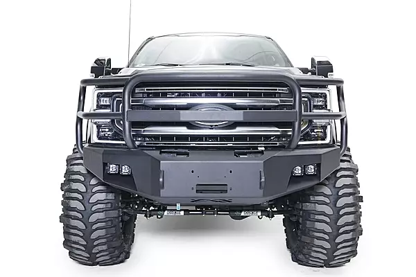 Fab Fours 17-20 Superduty Premium Front Bumper with Grille Guard (FS17-A4160-1)