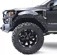 Fab Fours 17-20 Superduty Premium Front Bumper with Grille Guard (FS17-A4160-1)