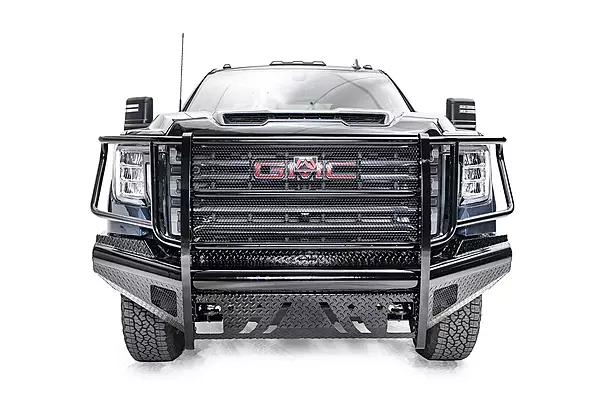 Fab Fours GM20-S5060-1 Elite Front Bumper fits 20-22 GMC Sierra 2500 HD - w/Full Grill Guard