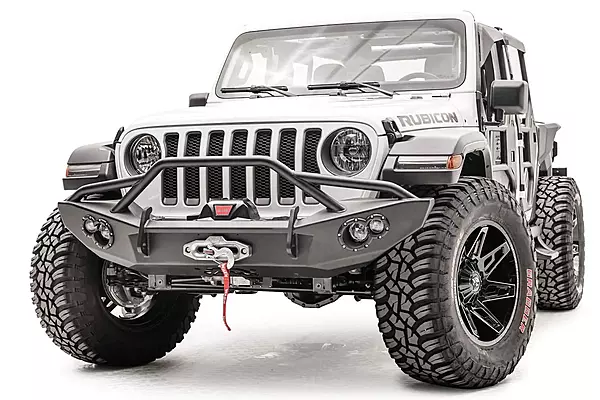 Fab Fours 18-19 JL Lifestyle Winch Bumper w/ Guard