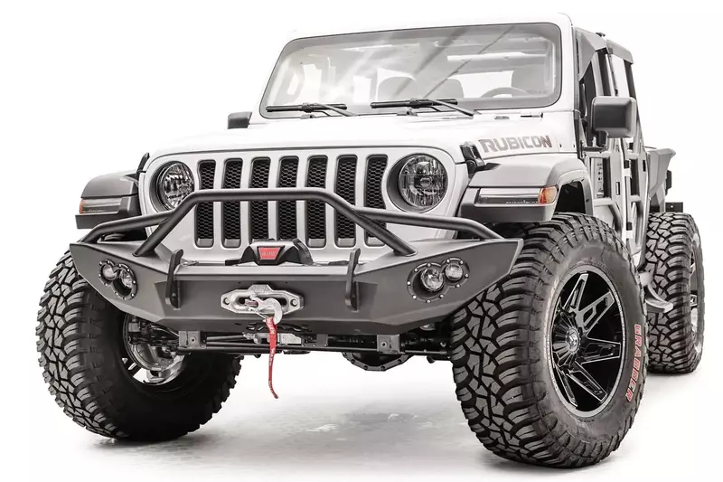 Fab Fours 18-19 JL Lifestyle Winch Bumper w/ Guard