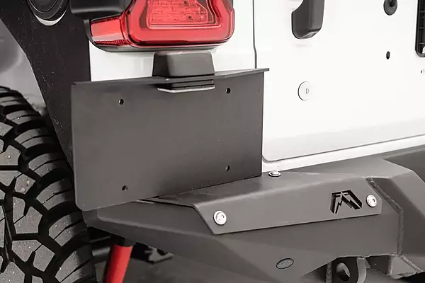 Fab Fours 18-C Wrangler JL License Plate Bracket