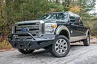Fab Fours FS11-RS2562-1 Red Steel Front Bumper fits 11-16 Ford F-250 Super Duty - w/Pre-Runner Guard