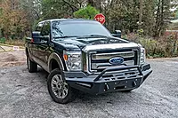 Fab Fours FS11-RS2562-1 Red Steel Front Bumper fits 11-16 Ford F-250 Super Duty - w/Pre-Runner Guard