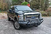 Fab Fours FS11-RS2562-1 Red Steel Front Bumper fits 11-16 Ford F-250 Super Duty - w/Pre-Runner Guard