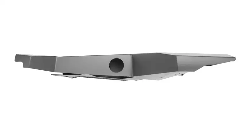 Fab Fours TT10301 Trail Doors; 2 Stage Matte Black Po