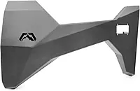 Fab Fours TT10301 Trail Doors; 2 Stage Matte Black Po
