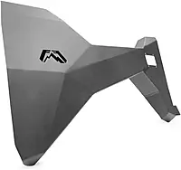 Fab Fours TT10301 Trail Doors; 2 Stage Matte Black Po