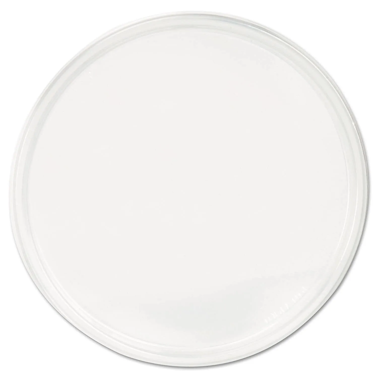 Fabri-Kal FABPPLID PolyPro Microwavable Deli Container Lids Clear 500/Carton