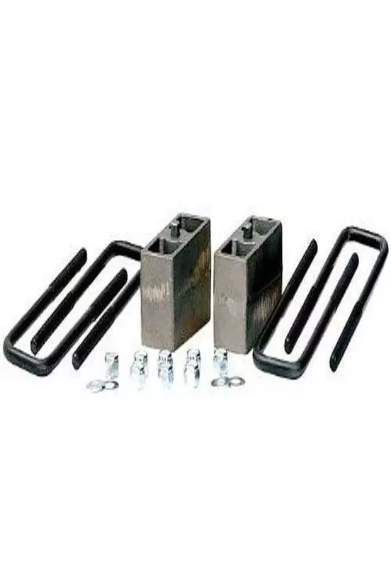 Fabtech (FTS21110) 1" Rear Block and U-Bolt Kit for Silverado/Sierra 2500 HD