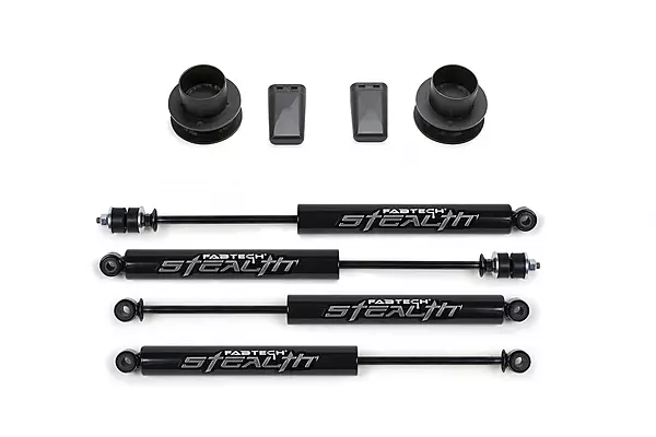 FABTECH 2.5 Coil Spacer Leveling Kit with Stealth (Front)