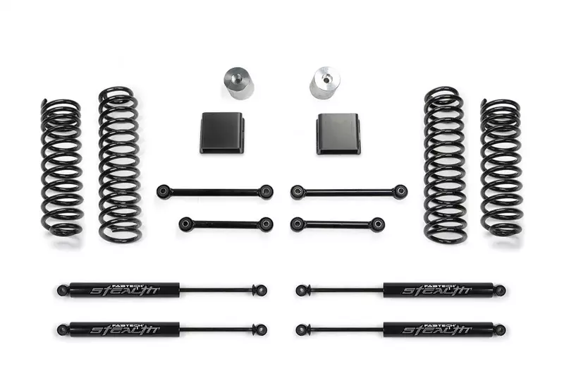 Fabtech - 20-21 JEEP JT 4WD DIESEL 3in Sport II System w/Stealth (K4193M)
