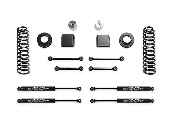 Fabtech - 20-21 Jeep JT 4WD Diesel 3in Sport System w/Stealth (K4190M)
