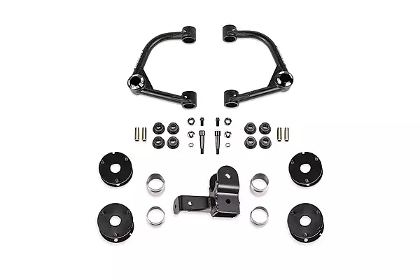FABTECH 4-inch Shock Spacer Kit w/ Coilover for 2021-2022 Bronco