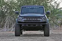 FABTECH 4-inch Shock Spacer Kit w/ Coilover for 2021-2022 Bronco