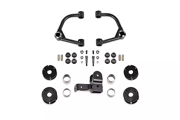 Fabtech 4' Upper Control Arm Kit w/ Uniballs & Spacers for 2021-2022 Bronco