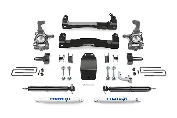 FABTECH 4 BASIC LIFT SYSTEM WITH REAR PERFORMANCE SHOCKS
